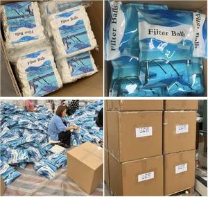 Hồ bơi Lọc bóng cho cát lọc bơm tái sử dụng thân thiện với môi sợi bóng phương tiện truyền thông Aquarium Fish Tanks cát Lọc phương tiện truyền thông - Product Image 6