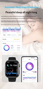 <span class=keywords><strong>Montre</strong></span> <span class=keywords><strong>connectée</strong></span> F100, <span class=keywords><strong>bracelet</strong></span> en métal IPS, multifonctionnelle, surveillance du sommeil, appels Bluetooth, <span class=keywords><strong>bracelet</strong></span> intelligent sportif avec 7 à 14 jours d'autonomie, multilingue - Product Image 5