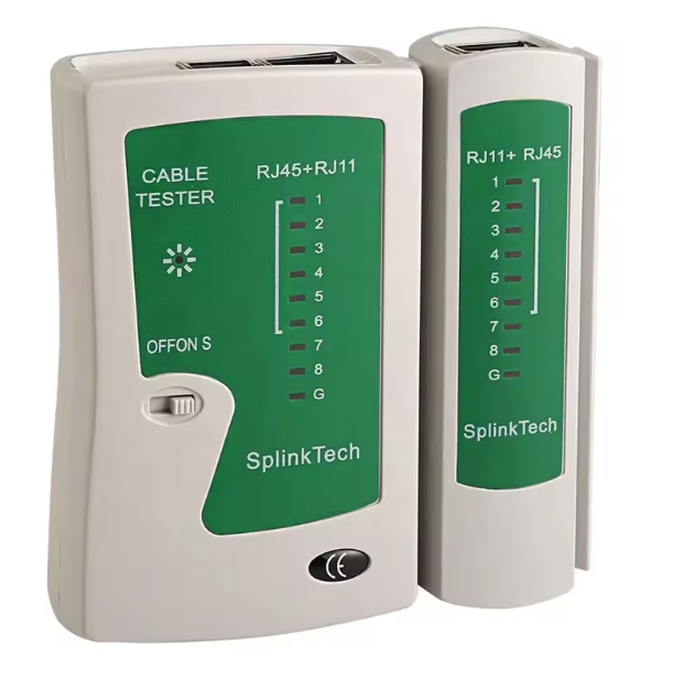 LAN Network Cable Tester | Multi-Functional Continuity Tester for RJ45/RJ11/RJ12 Data Cable & Twisted Pair Connections