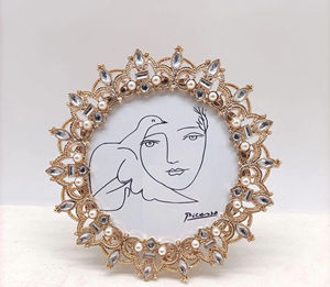Manufacturers Wholesale Elegant Vintage Pearl Round Luxurious <b>Wall</b> Photo <b>Frame</b> for Hotels - Product Image 6