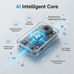 Detector de Cámaras Ocultas Inteligente con IA, Fácil de Usar, Escáner de Señal WiFi para Cámaras Espía, Protector de Privacidad Portátil para Hoteles - Product Image 2