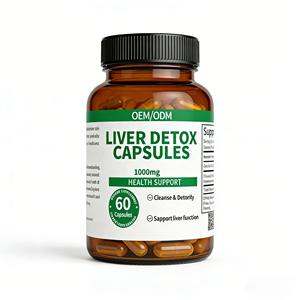 Détoxifiant Hépatique 1000mg Chardon-Marie en Capsules - Nettoyage Naturel du Foie et Soutien de la Fonction Hépatique pour Adultes - 60 Gélules OEM - Product Image 1