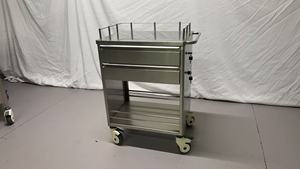 Carrito de Emergencia para Ambulancia de Acero Inoxidable 304, Mobiliario Médico para Hospital, Carro Médico de <span class=keywords><strong>Hochey</strong></span> Medical - Product Image 6