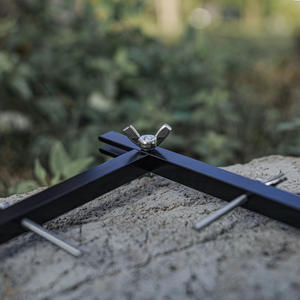 Bushcraft Chimenea Escudo térmico Suministros para acampar Torre Tienda Herramienta de supervivencia Estufa de leña Soporte de aislamiento para escalada y recorridos - Product Image 4