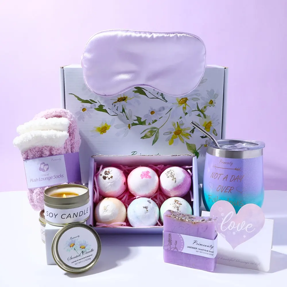 2023 new arrival aromatherapy gift set luxury christmas valentine new year birthday relaxing bath spa gift set for women