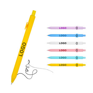Stylos à bille en PVC en gros avec logo imprimé pour enfants, écoles et marchés - Product Image 1