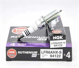 หัวเทียนรูทีเนียม HX รุ่น LFR6AHX-S หมายเลขสินค้า 94122 แพ็ค 4 ชิ้น ให้การจุดระเบิดที่มีความเสถียรสูง หัวเทียนสำรองสำหรับเครื่องยนต์รถยนต์ - Product Image 2