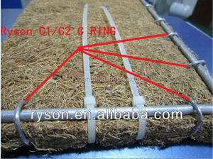 Anneau en <span class=keywords><strong>C</strong></span> en acier galvanisé de calibre 13, 23.9mm, 10000 pièces pour l'installation de clôtures et la construction de cages pour animaux de compagnie - Product Image 5