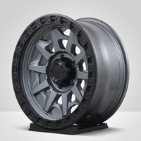 Jantes de voiture 4x4 forgées concaves simulées Beadlock 17, 18, 20 pouces 5x139.7 finition brillante pour 1500 F150 Raptor Silverado