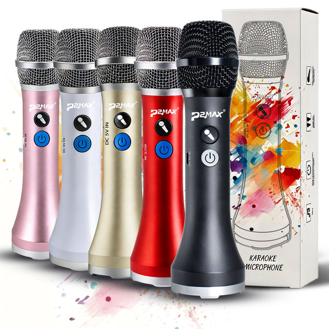 Factory Direct All in One Karaoke Speaker Microphone Mic Wireless Microfonos Inalambrico Profesional TWS Karaoke Studio System
