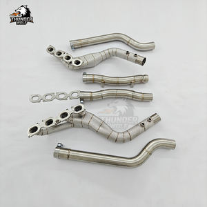 Nouveau collecteur d'échappement long en acier inoxydable SS304 pour <span class=keywords><strong>Hetu</strong></span> C63 AMG W204 6.2L V8, livraison rapide - Product Image 1