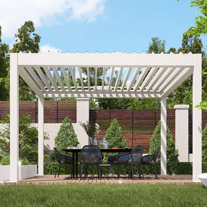 Gazebo Moderno Eléctrico Inteligente <span class=keywords><strong>con</strong></span> Recubrimiento <span class=keywords><strong>de</strong></span> Polvo <span class=keywords><strong>de</strong></span> Aluminio, <span class=keywords><strong>con</strong></span> Opción <span class=keywords><strong>de</strong></span> LED y Panel Solar, para Decoración <span class=keywords><strong>de</strong></span> Jardín y Uso en Exteriores - Product Image 2