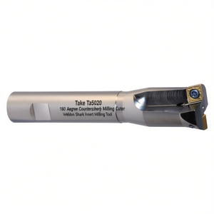 Fresa avellanadora de 180 grados Ttake Ta5020 con vástago Weldon para insertos - Product Image 2