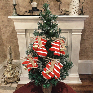 High Quality <b>Christmas</b> Tree Mini Ornaments Cloth Traditional Hanging <b>Supplies</b> Miniature <b>Decoration</b> Accessories Party Atmosphere - Product Image 2