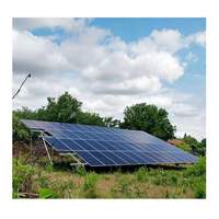 Sistema de Montaje Solar en Suelo de Aluminio Ajustable, Práctico y Ecológico para Jardín de Villa