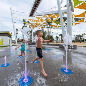 Double Fun Waterfall Swing Play Colorful Fiberglass Steel Splash Pad Aqua Park Play Amusement Equipment Outdoor Water Parks - Product Image 3