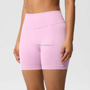 กางเกงโยคะแบบรัดรูปเอวสูง ดีไซน์ไร้ตะเข็บ สำหรับวิ่ง ออกกำลังกาย แห้งเร็ว ระบายอากาศได้ดี ผลิตจากผ้าสแปนเด็กซ์/ไนลอน พิมพ์ลาย สำหรับเล่นกีฬา - Product Image 2