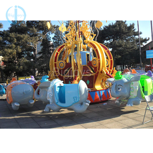 Funfair flying <span class=keywords><strong>elefante</strong></span> cavalca rotanti giostre parco divertimenti gioco di carnevale - Product Image 4