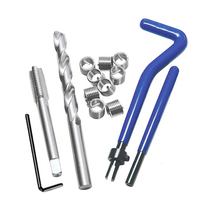 Kit d'outils manuel pour insertion de filetages en acier 1/4-28, très demandé, 1 ensemble, OEM disponible pour usage domestique