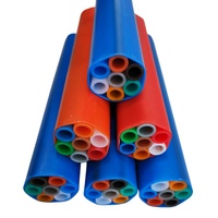 Gaine multi-conduits HDPE 7 voies SN8 pour fibre optique soufflée FTTH, conduit souterrain de télécommunications