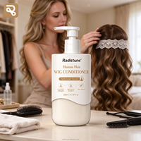 Après-shampoing professionnel OEM 200 ml pour perruques en dentelle, réparation en profondeur des écailles capillaires, hydratation légère pour le soin des perruques en cheveux naturels