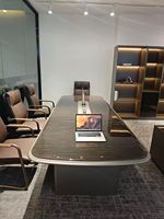 Bureau d'ordinateur de luxe en bois massif peu encombrant en forme de L avec tiroirs de rangement et bordure en PVC pour