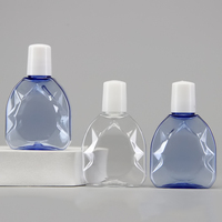 Flacons compte-gouttes pour les yeux en PET 10ml 15ml Contenants ronds transparents en PET avec bouchon côtelé pour une prise en main facile pour le traitement des yeux