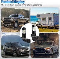 Ventes Flash : Ampoules LED de Phares et Feux Anti-Brouillard pour Voiture 881 862 886 889 894 896 898, 50W 6500K Blanc, Feux de Conduite et de Positionnement