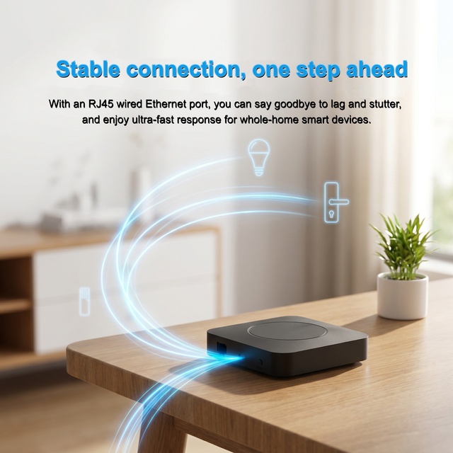 Tuya Wired Matter Gateway Hub Zigbee 3.0 Thread Mesh Smart Home Bridge for Apple Homekit Alexa Google Home