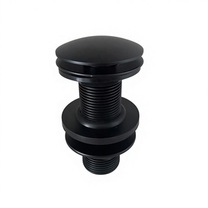 Vanne de vidange pop-up click-clack moderne en acier inoxydable pour lavabo de salle de bain d'hôpital G7/8, raccord fileté, garantie 3 ans - Product Image 4