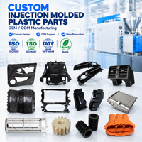 Pièces moulées par injection en plastique ABS personnalisées pour l'automobile, composants de boîtier en plastique pour l'intérieur et l'extérieur des véhicules, supports et engrenages.