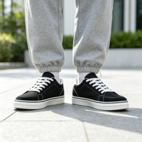 Grand stock de chaussures en toile classiques pour hommes, respirantes, antidérapantes, confortables, à lacets, baskets décontractées, prix compétitif, vente en gros
