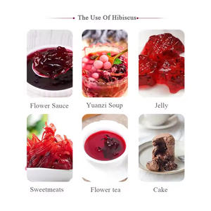 Clqq Premium Quality Natural Dry Roselle Tea Orgânico Herbal Hibiscus Flower Blooming Tea Loose Health Tea em Box Packaging - Product Image 6