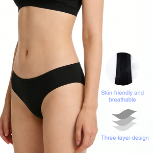 Mutandine Mestruali <span class=keywords><strong>Invisibili</strong></span> da Donna all'Ingrosso, Senza Cuciture, Taglio Laser, Vita Bassa, Senza Tracce - Product Image 4