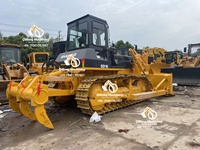 Bulldozer SHANTUI SD16 d'occasion, moteur Weichai 162 kW, pompe moteur, ripper à trois dents, capacité de défrichage de 4,5 m, 17 000 kg, en bon état de fonctionnement