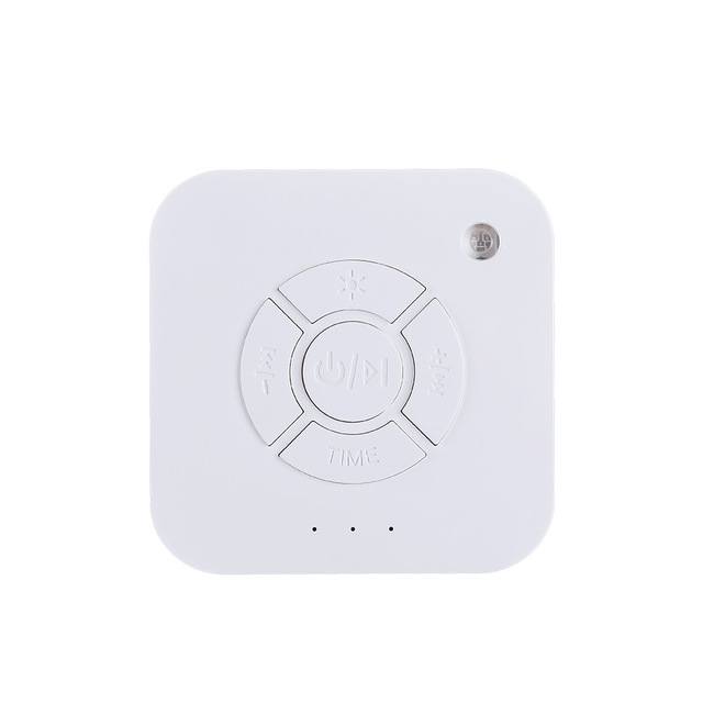 Baby White Noise Machine With Music Lamp Rechargeable Battery White Noise Sleeping Light With Timer