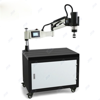 Mesin penyadap Cnc listrik Desktop, M12 M24 M30 M36 lengan mengetuk fleksibel