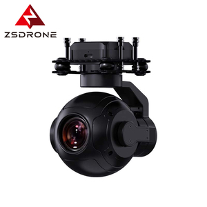 Caméra électro-optique EO/IR ZSDRONE pour drone avec nacelle, rotation à 360°, construction métallique, télécommande sans fil, suivi intelligent du visage - Product Image 1