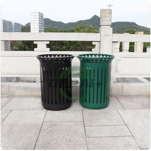 Contenedor <span class=keywords><strong>de</strong></span> <span class=keywords><strong>basura</strong></span> <span class=keywords><strong>de</strong></span> metal redondo personalizado para exteriores <span class=keywords><strong>cubo</strong></span> <span class=keywords><strong>de</strong></span> <span class=keywords><strong>basura</strong></span> <span class=keywords><strong>exterior</strong></span> jardín calle reciclaje <span class=keywords><strong>cubo</strong></span> <span class=keywords><strong>de</strong></span> <span class=keywords><strong>basura</strong></span> <span class=keywords><strong>de</strong></span> acero comercial - Product Image 6