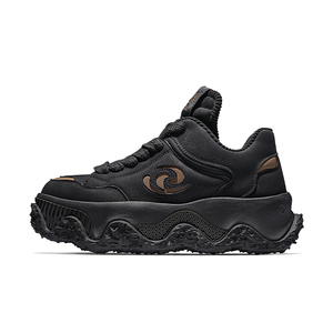Baskets de luxe classiques à plateforme épaisse <span class=keywords><strong>en</strong></span> similicuir pour l'automne/hiver, idéales pour la marche sur sentier et le skateboard - Product Image 1