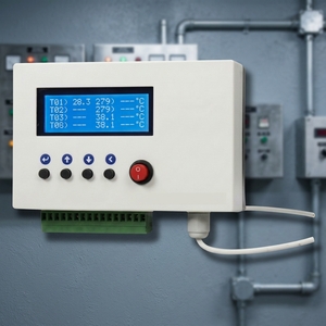 16-Channel Mass Concrete <b>Temperature</b> Monitoring Unit with Digital LCD Display, Wi-Fi <b>Data</b> <b>Logger</b> & Thermocouple Sensor Hub - Product Image 3