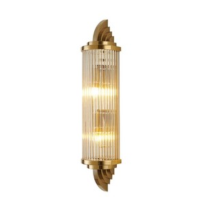 Gold LED Crystal <b>Wall</b> Lamp E27 <b>Switch</b> Control For Living Room Hallway Staircase Bedside Decoration - Product Image 5
