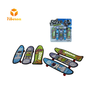 Autocollants colorés personnalisés en plastique, jouets Fidget Tech Deck, <span class=keywords><strong>jeux</strong></span> sportifs, 6 mini skateboards pour enfants - Product Image 1