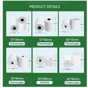 Rollo de Papel Térmico de Alta Calidad Sin BPA, 80*80mm, Papel para Caja Registradora, Papel para Impresora Térmica, Rollo Jumbo para Impresora POS - Product Image 6