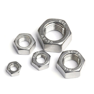 304 Stainless Steel Hex Nut DIN934 M4 M5 M6 M8 M20 M24 A2-70 Grade B Metric Thread Standard Lock Fitness Equipment - Product Image 1