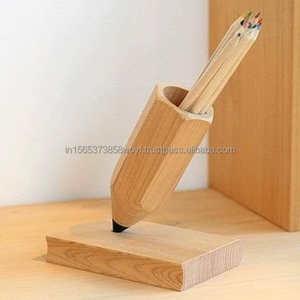 Export Quality Office Desk <b>Organizers</b> Wooden Pen Holder with Custom Size and Design <b>for</b> Office Stationery - Product Image 5