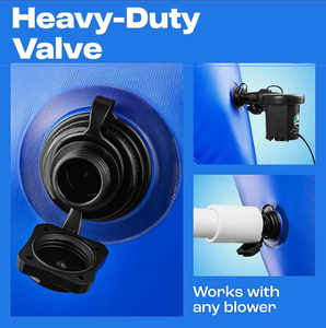 Almohada para <span class=keywords><strong>Piscina</strong></span> de <span class=keywords><strong>3x3</strong></span> Pies para Piscinas Elevadas, Cubierta de PVC Resistente de 0.4 mm para Invierno (91.4 x 91.4 cm) - Product Image 3