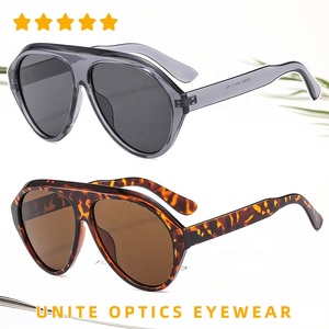 Gafas de Sol de Moda 2026, Tendencias Más Recientes, Gafas de Sol de Gran Tamaño Retro con Logotipo Personalizado, Marca Privada, al por Mayor, para Hombre y Mujer - Product Image 5