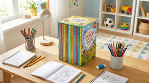 Set di Libri Personalizzati a Tema Supereroi con Copertina Rigida e Cofanetto Stampato - Product Image 2