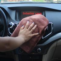 Nano-Wildleder Gebürstetes Mikrofaser-Autowaschtuch 40x40cm 400GSM Ultra Weich Kratzfrei für Europäische Autoaufbereitung Großhandel